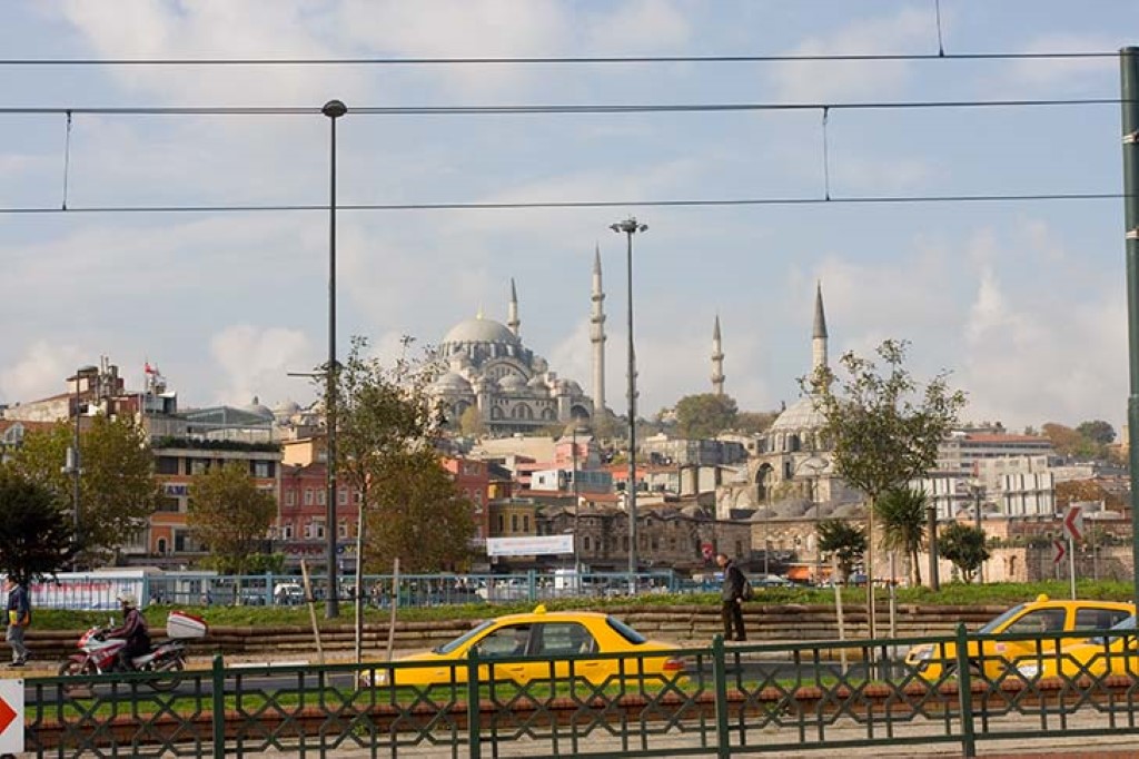 Suleiman Mosque Far Away