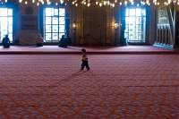 little kid in mosque